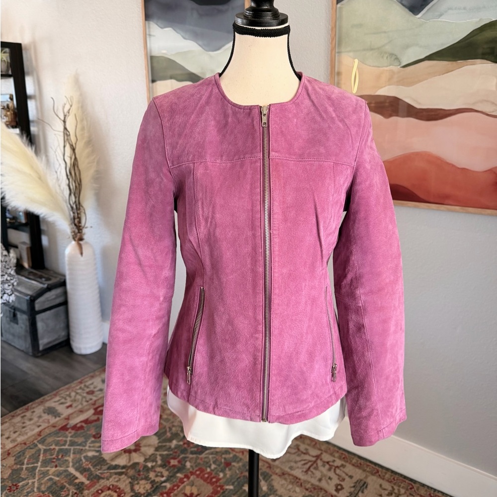 Mark Alan Purple Suede Jacket